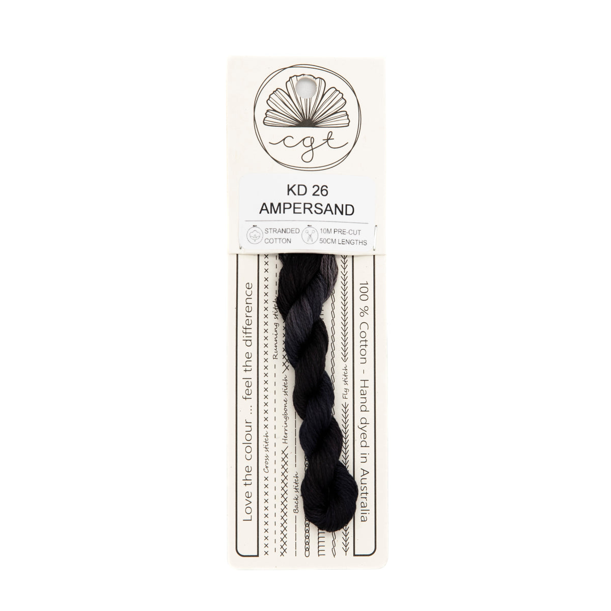 Cottage Garden Threads - KD26 Ampersand — needlepoint thread, 13 and 18 mesh