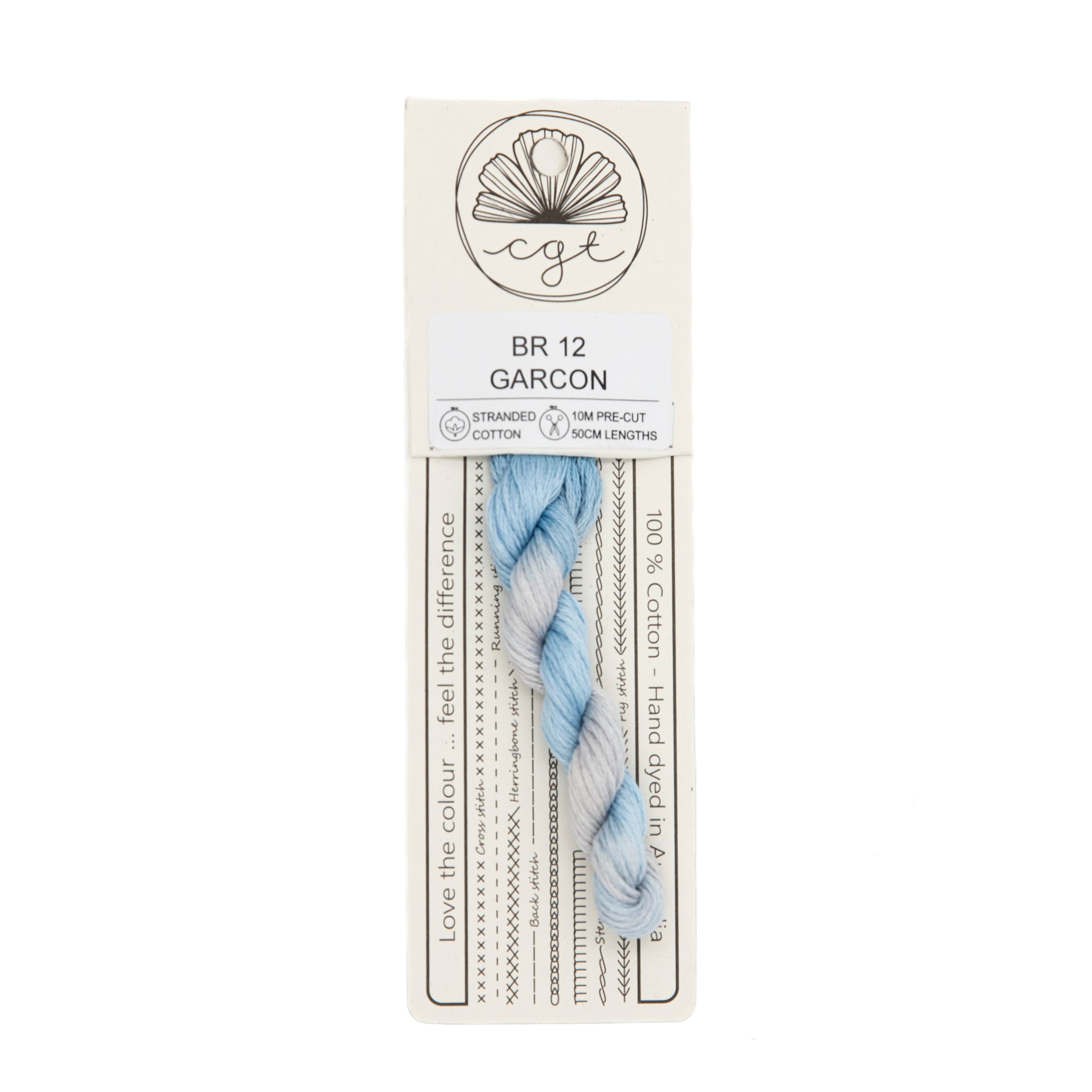 Cottage Garden Threads - BR12 Garcon — needlepoint thread, 13 and 18 mesh