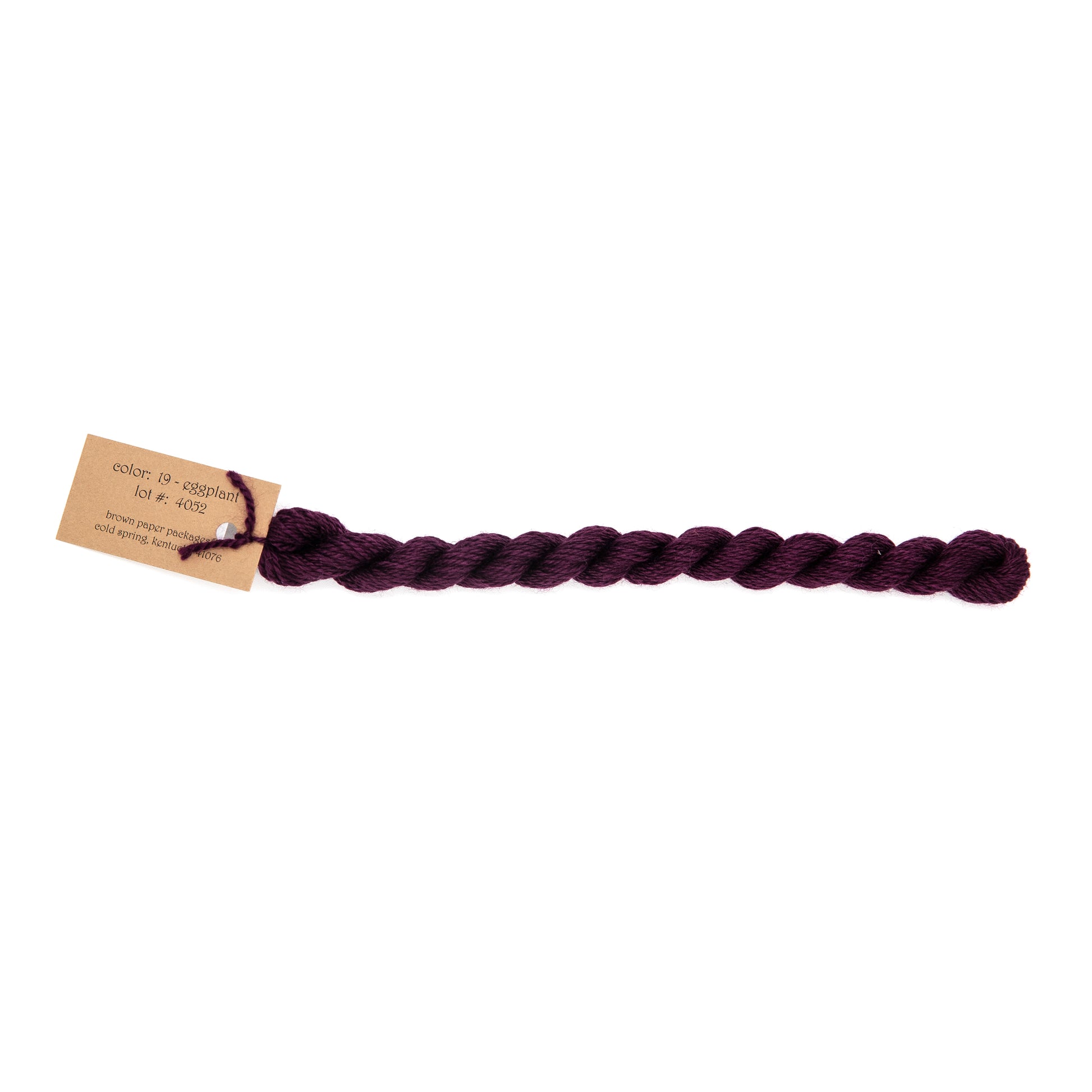 Silk & Ivory 19 Eggplant