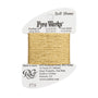 Fyre Werks Soft Sheen FT14 Vatican Gold — Rainbow Gallery thread for needlepoint, 13 and 18 mesh