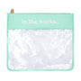 "In the Works" Project Bag by What's the Stitch — needlepoint accessory from Angel City Stitchery