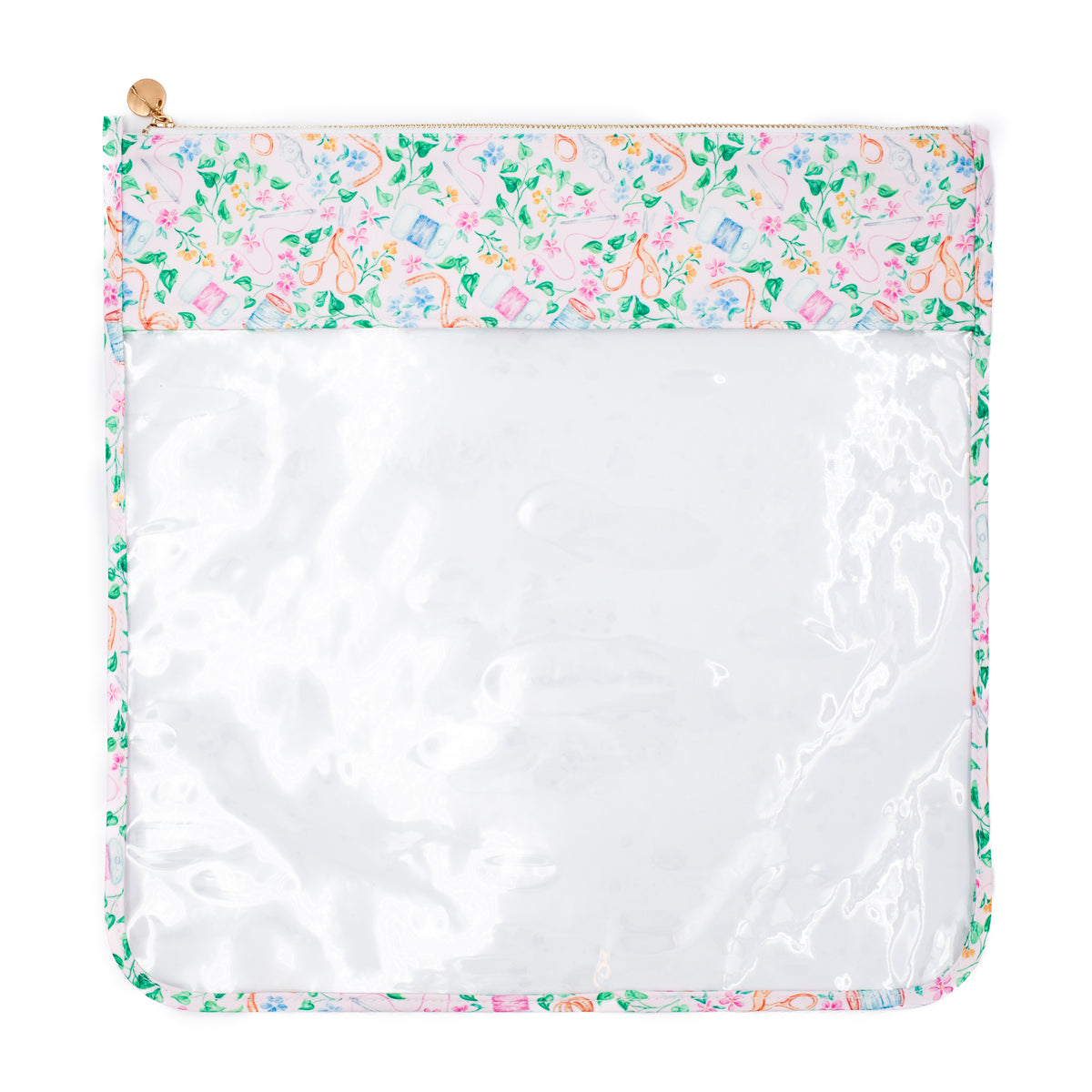 Large Needlepoint Print Project Bag by KCN — needlepoint accessory from Angel City Stitchery