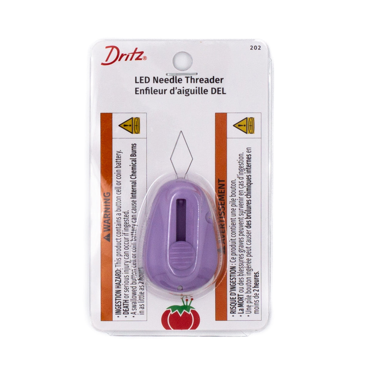 LED Needle Threader by Fleur de Paris — needlepoint accessory from Angel City Stitchery