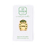 Lucky Heart Horseshoe (Emerald Green) Needle Minder by Go Stitch Studio — needlepoint accessory from Angel City Stitchery