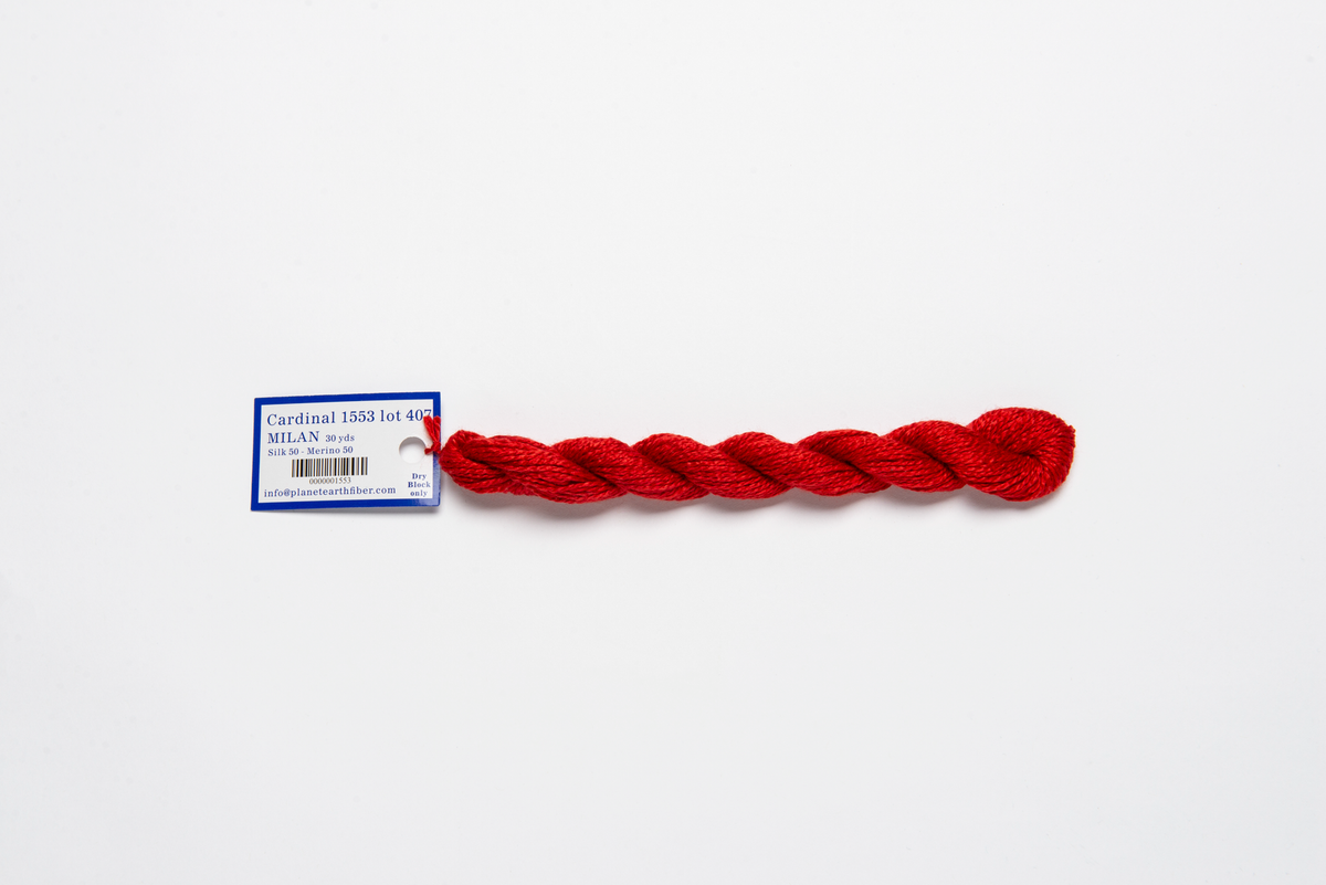 Milan - 1553 Cardinal — silk skein for needlepoint, 13 mesh