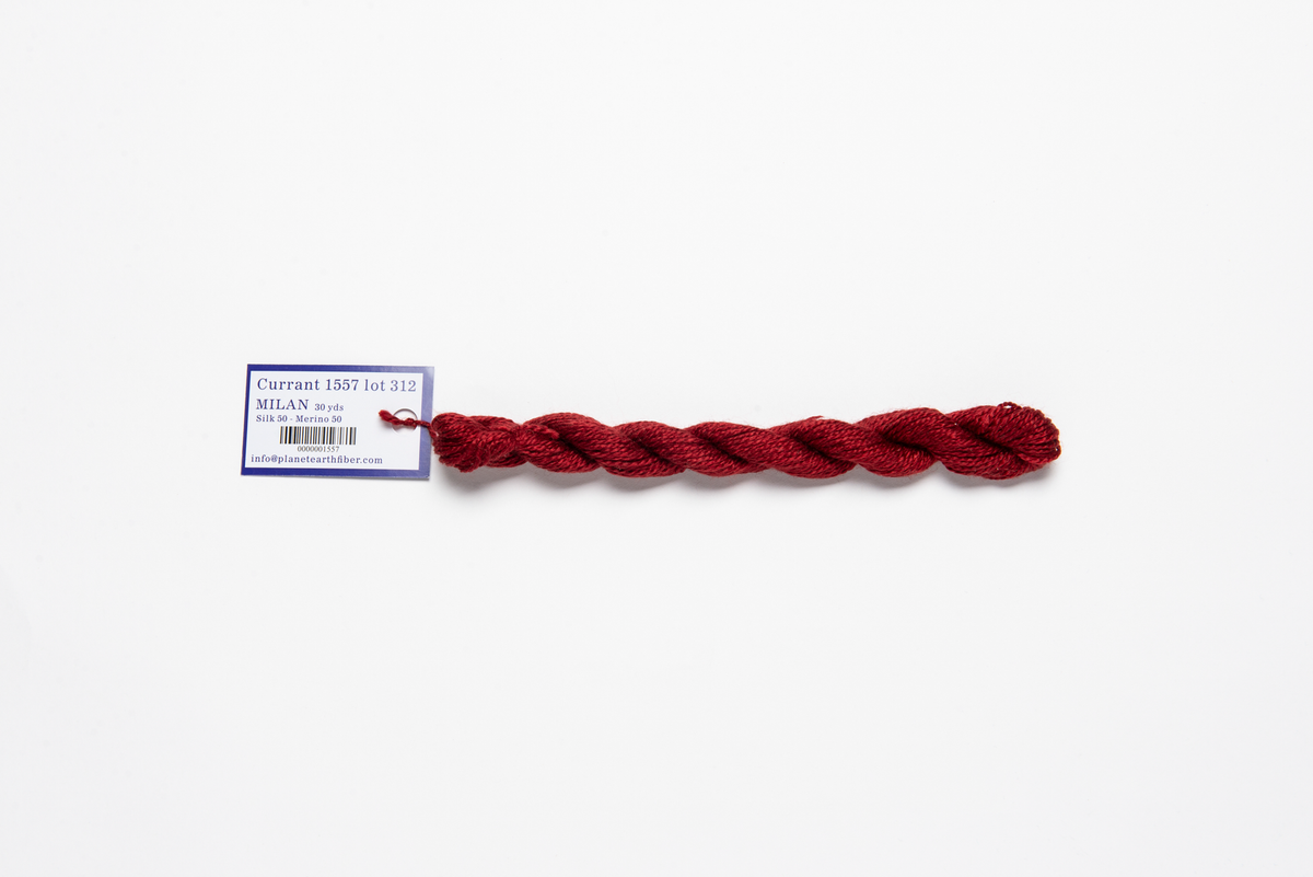 Milan - 1557 Currant — silk skein for needlepoint, 13 mesh