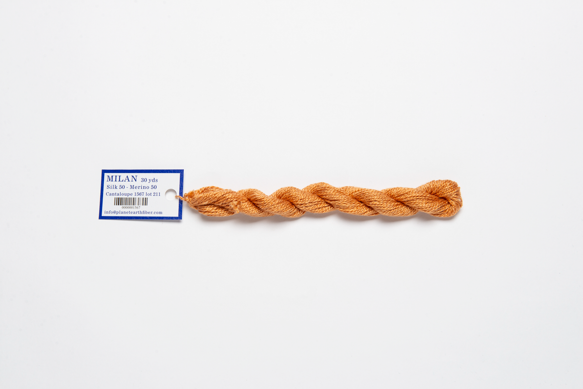 Milan - 1567 Cantaloupe — silk skein for needlepoint, 13 mesh