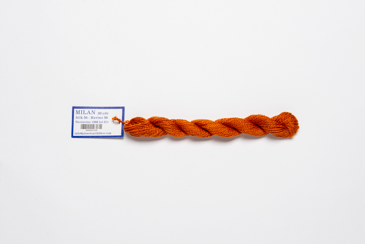 Milan - 1568 Nectarine — silk skein for needlepoint, 13 mesh