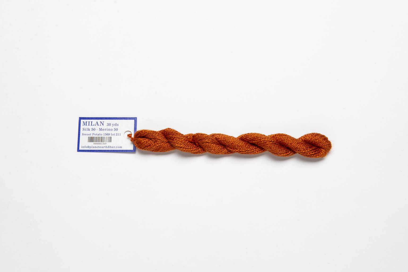 Milan - 1569 Sweet Potato — silk skein for needlepoint, 13 mesh