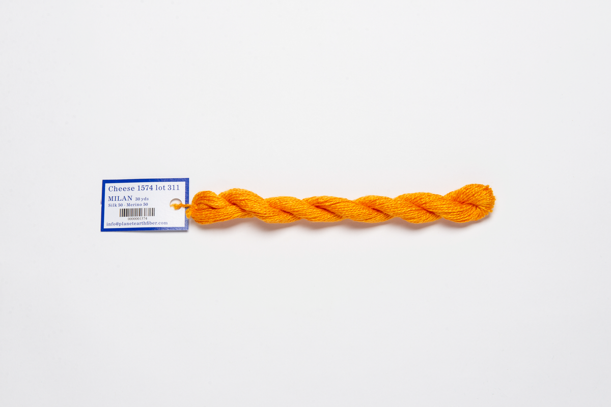 Milan - 1574 Cheese — silk skein for needlepoint, 13 mesh