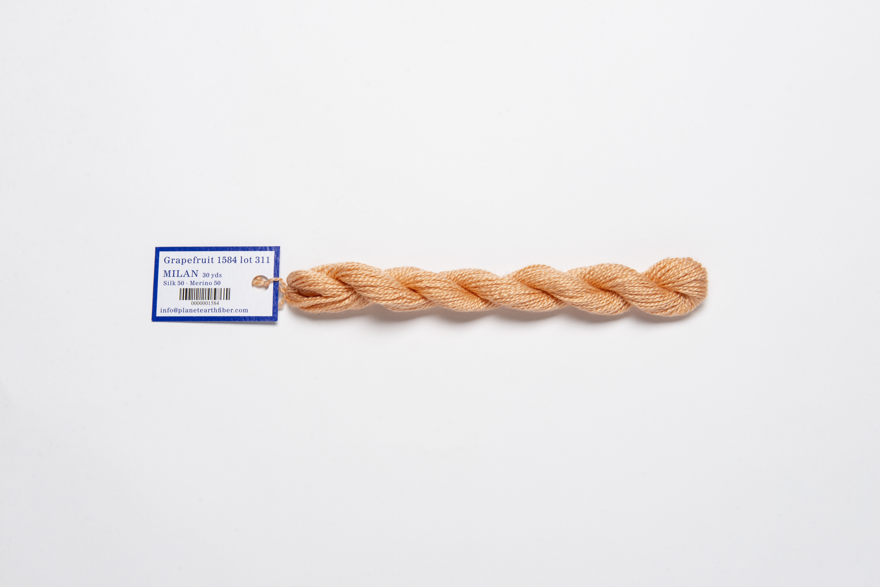 Milan - 1584 Grapefruit — silk skein for needlepoint, 13 mesh