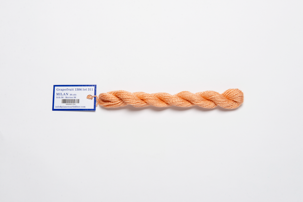 Milan - 1584 Grapefruit — silk skein for needlepoint, 13 mesh