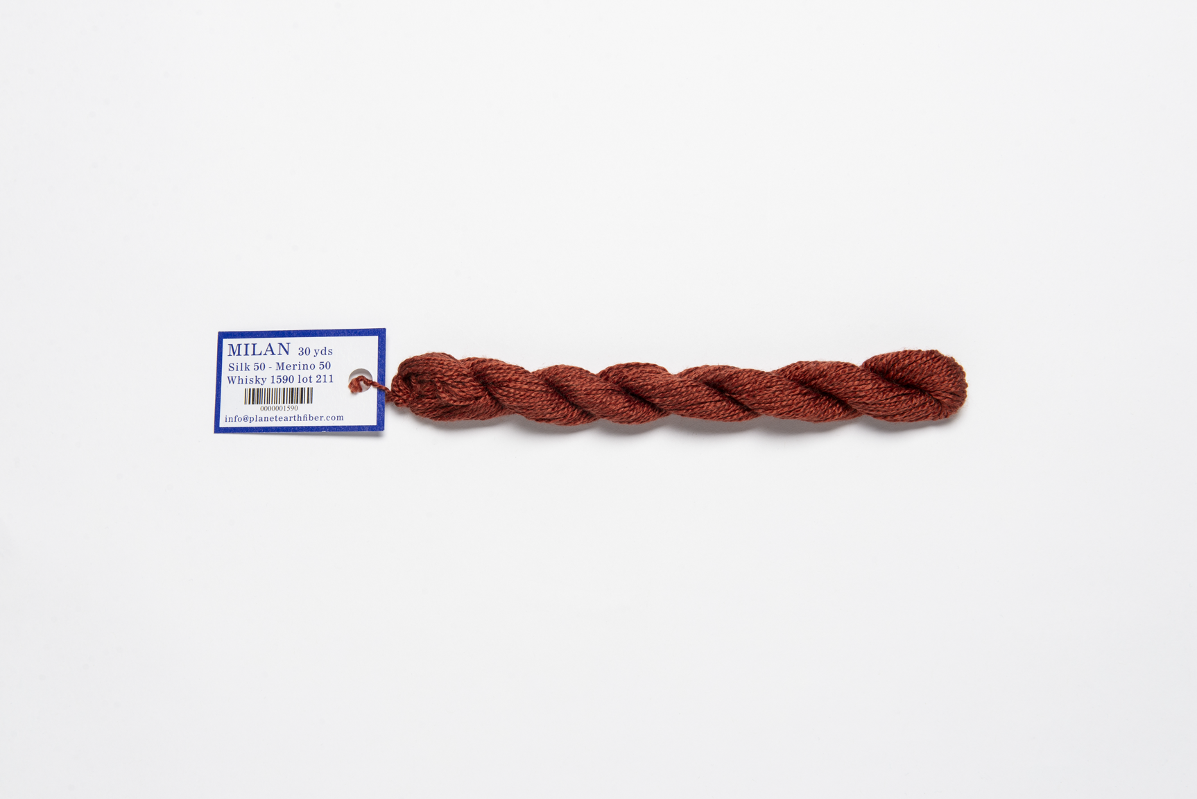 Milan - 1590 Whisky — silk skein for needlepoint, 13 mesh