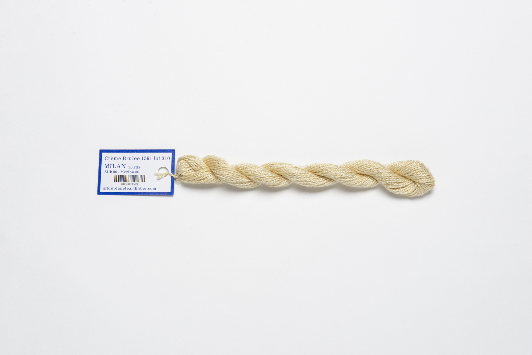 Milan - 1591 Creme Brulee — silk skein for needlepoint, 13 mesh