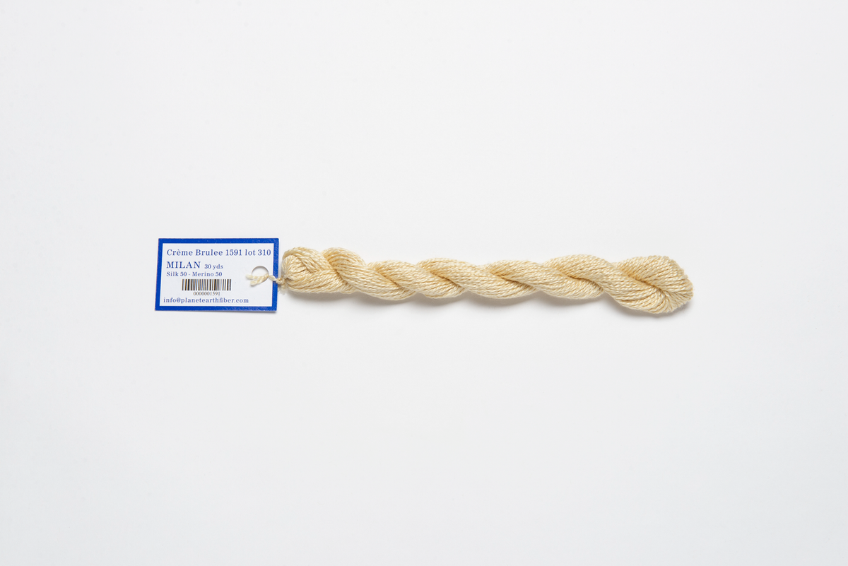 Milan - 1591 Creme Brulee — silk skein for needlepoint, 13 mesh