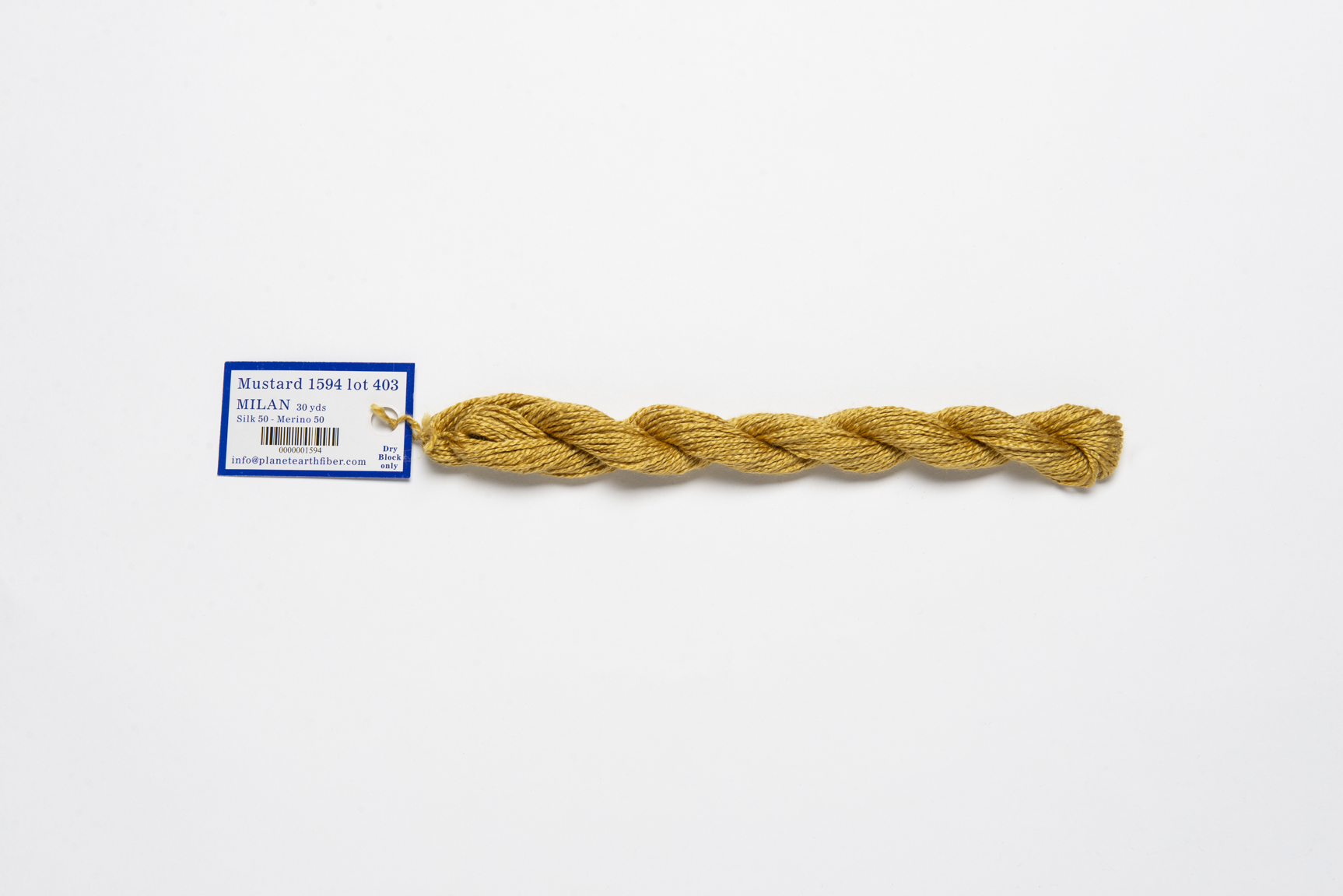 Milan - 1594 Mustard — silk skein for needlepoint, 13 mesh
