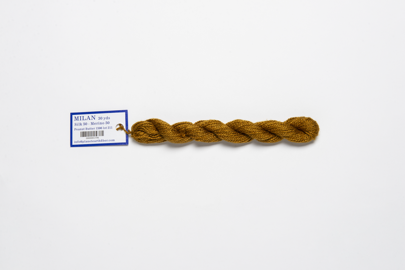 Milan - 1596 Peanut Butter — silk skein for needlepoint, 13 mesh