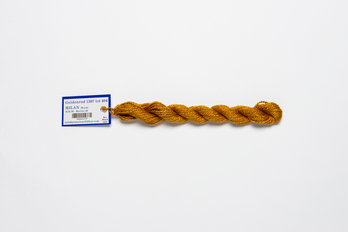 Milan - 1597 Goldenrod — silk skein for needlepoint, 13 mesh