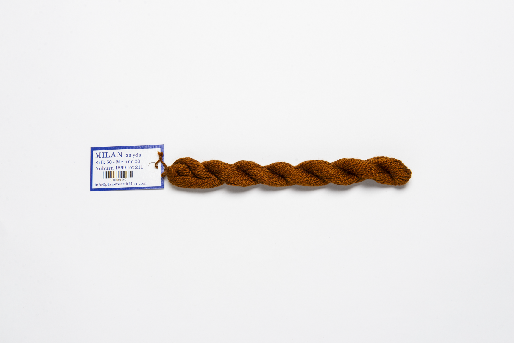 Milan - 1599 Auburn — silk skein for needlepoint, 13 mesh