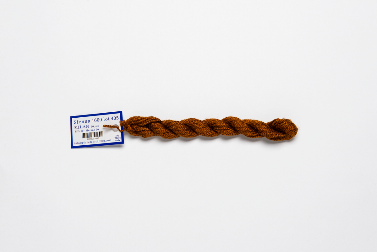 Milan - 1600 Sienna — silk skein for needlepoint, 13 mesh