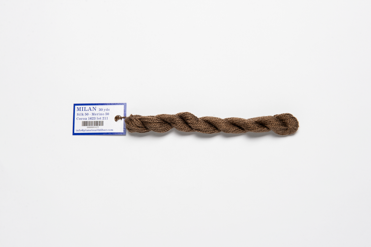 Milan - 1623 Cocoa — silk skein for needlepoint, 13 mesh