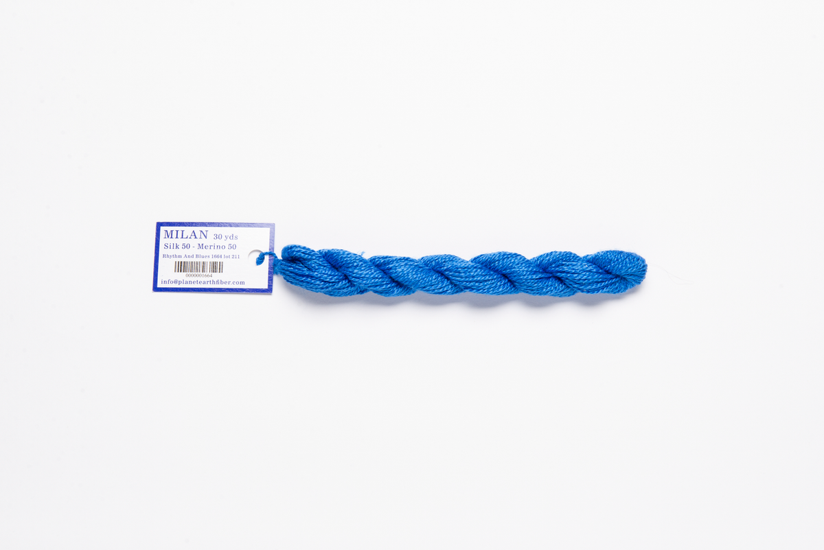 Milan - 1664 Rhythm And Blues — silk skein for needlepoint, 13 mesh