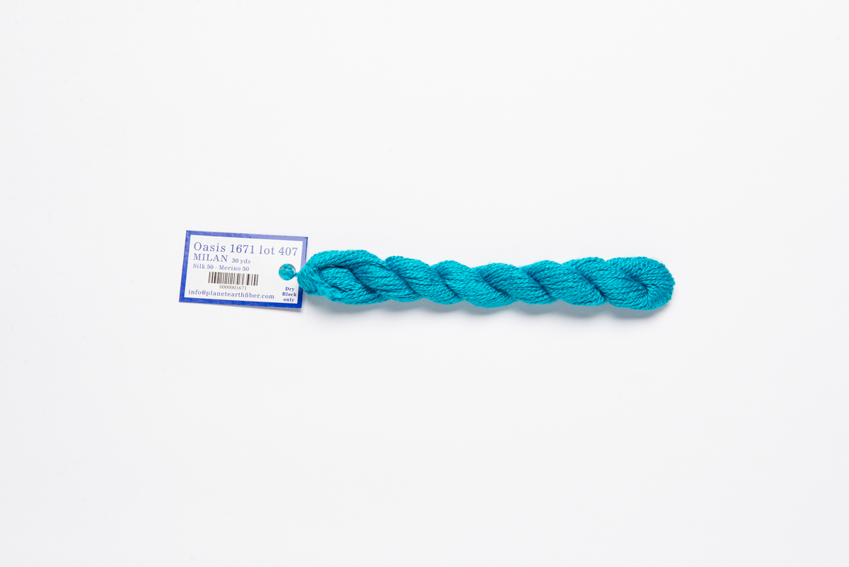 Milan - 1671 Oasis — silk skein for needlepoint, 13 mesh