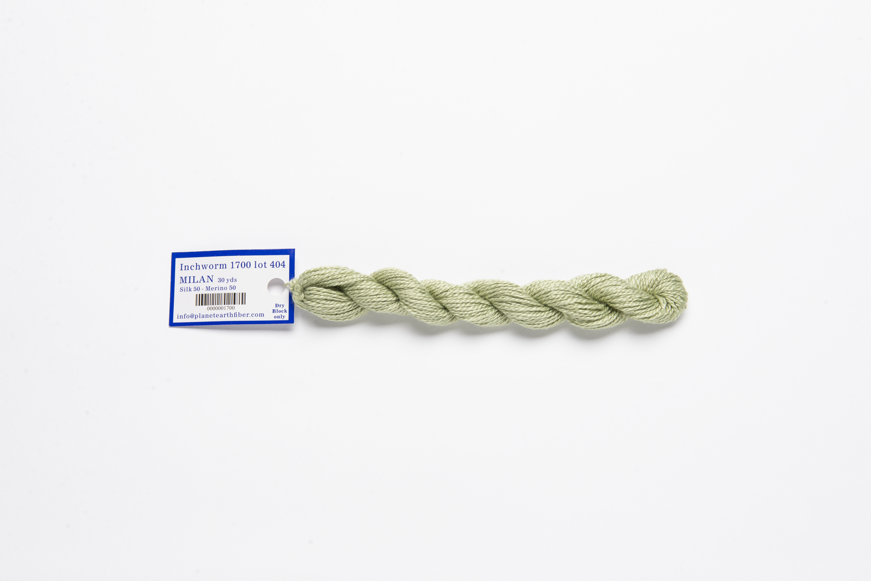 Milan - 1700 Inchworm — silk skein for needlepoint, 13 mesh