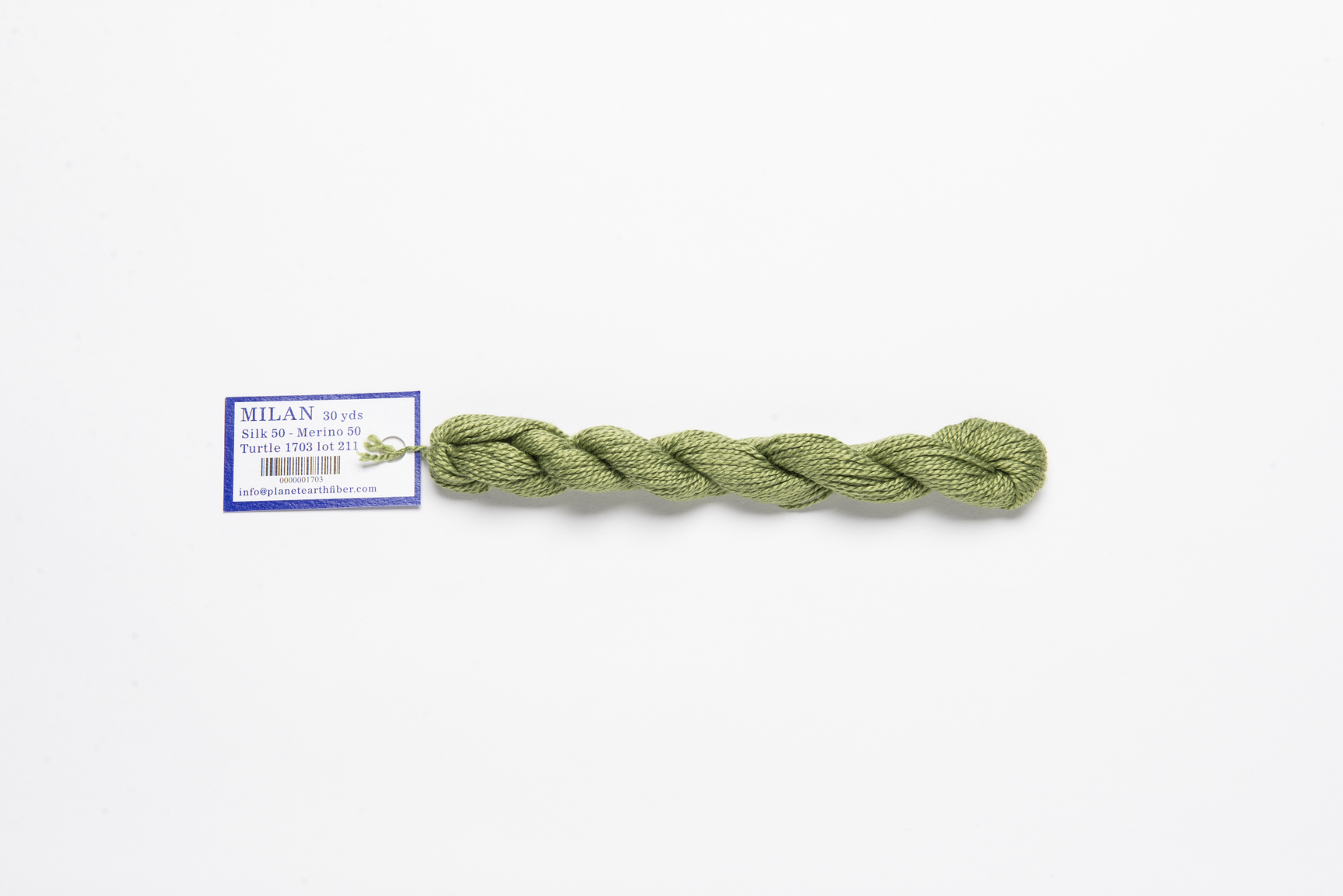 Milan - 1703 Turtle — silk skein for needlepoint, 13 mesh