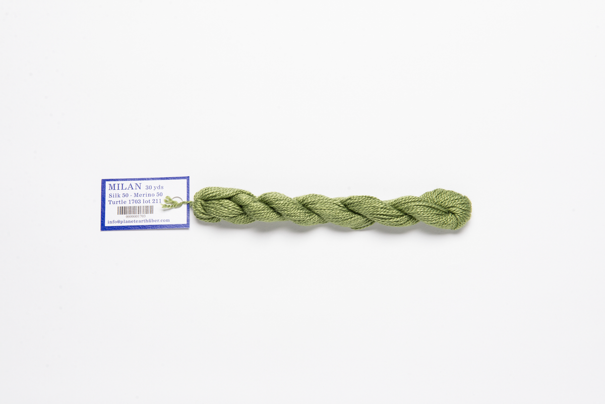 Milan - 1703 Turtle — silk skein for needlepoint, 13 mesh