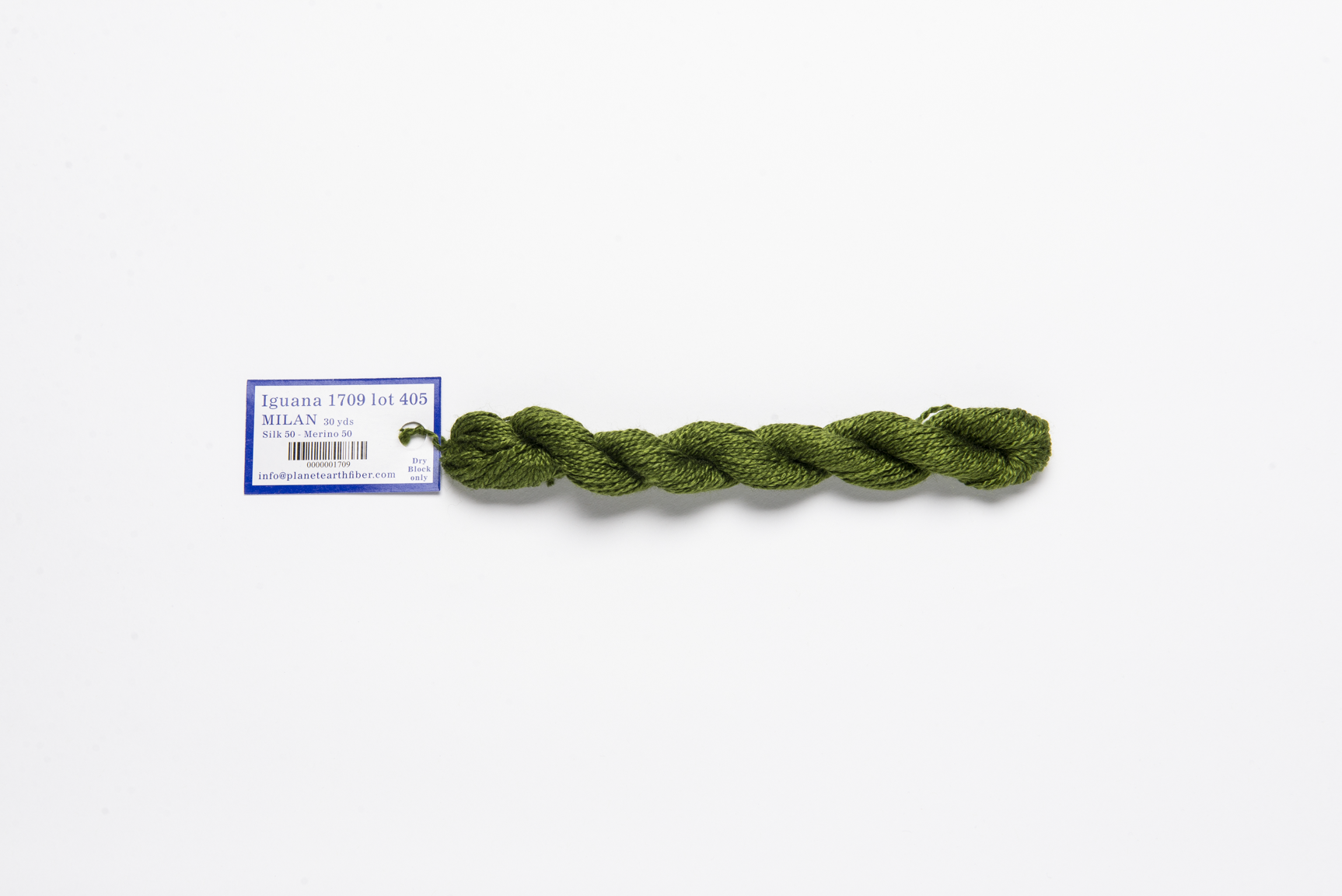 Milan - 1709 Iguana — silk skein for needlepoint, 13 mesh