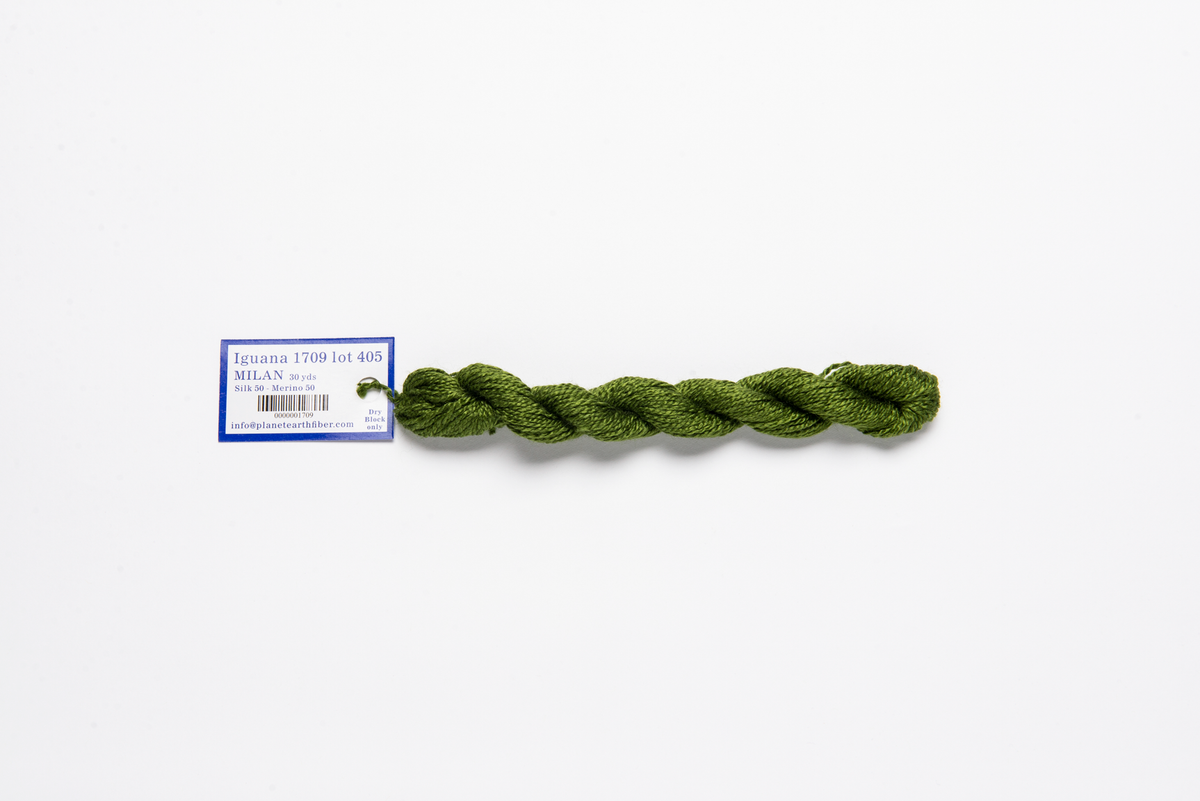 Milan - 1709 Iguana — silk skein for needlepoint, 13 mesh