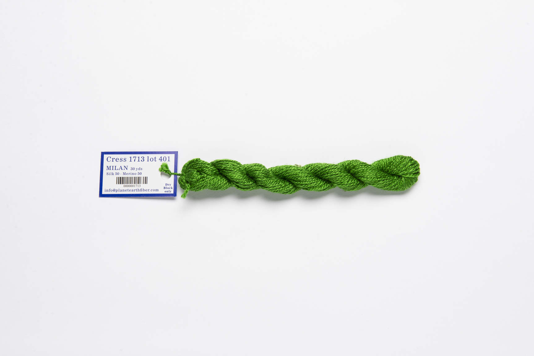 Milan - 1713 Cress — silk skein for needlepoint, 13 mesh