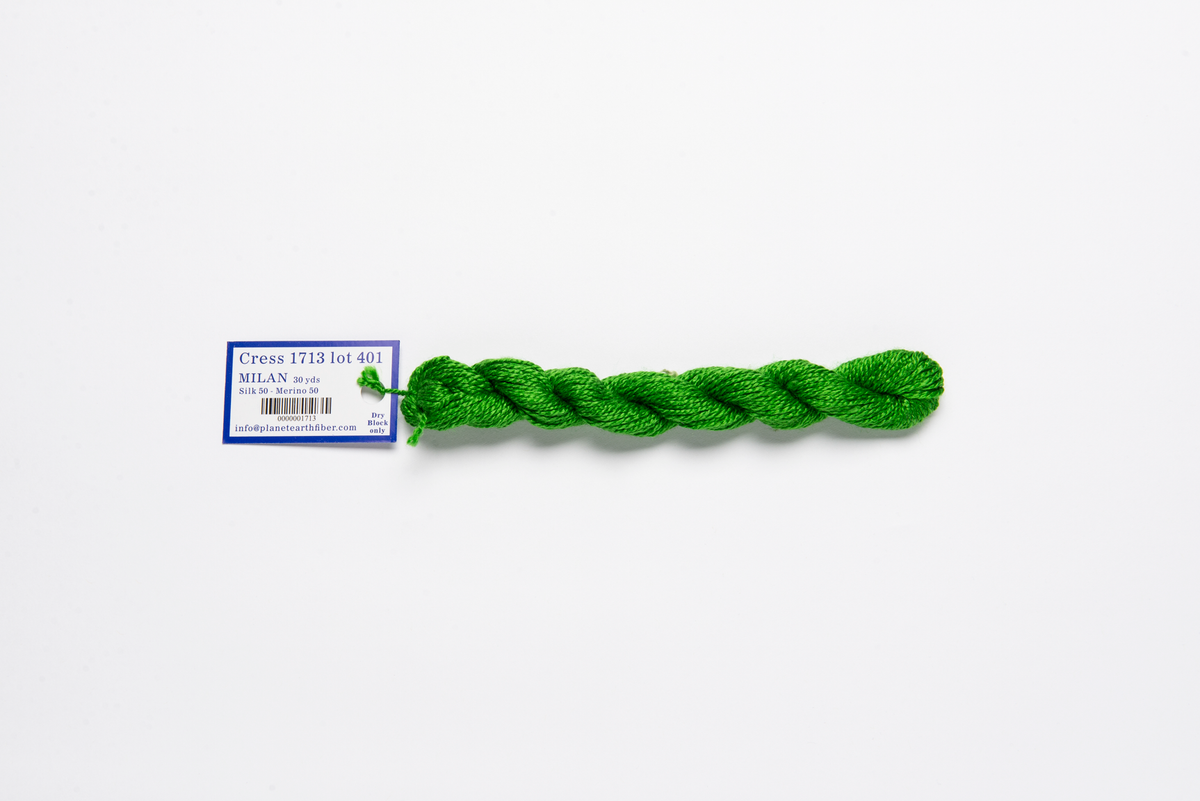 Milan - 1713 Cress — silk skein for needlepoint, 13 mesh