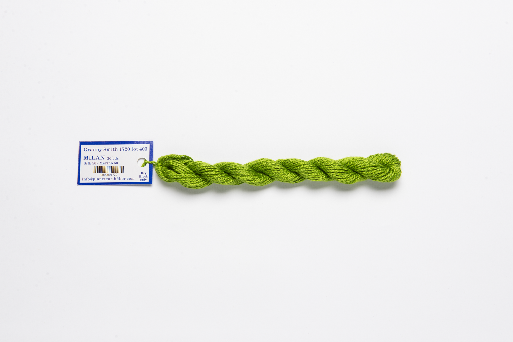 Milan - 1720 Granny Smith — silk skein for needlepoint, 13 mesh