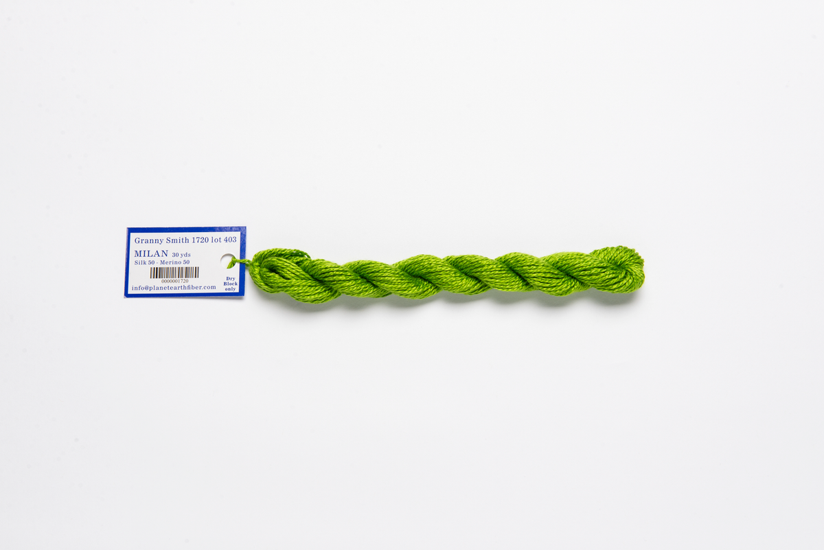 Milan - 1720 Granny Smith — silk skein for needlepoint, 13 mesh
