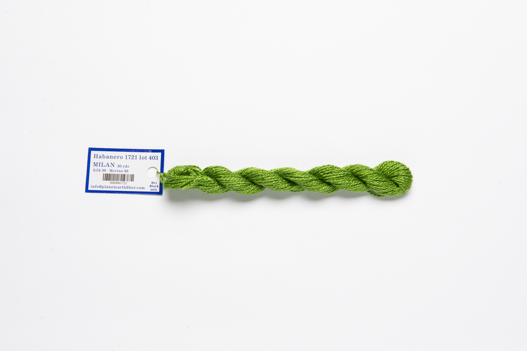Milan - 1721 Habanero — silk skein for needlepoint, 13 mesh