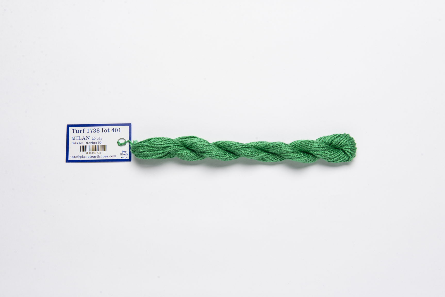 Milan - 1738 Turf — silk skein for needlepoint, 13 mesh