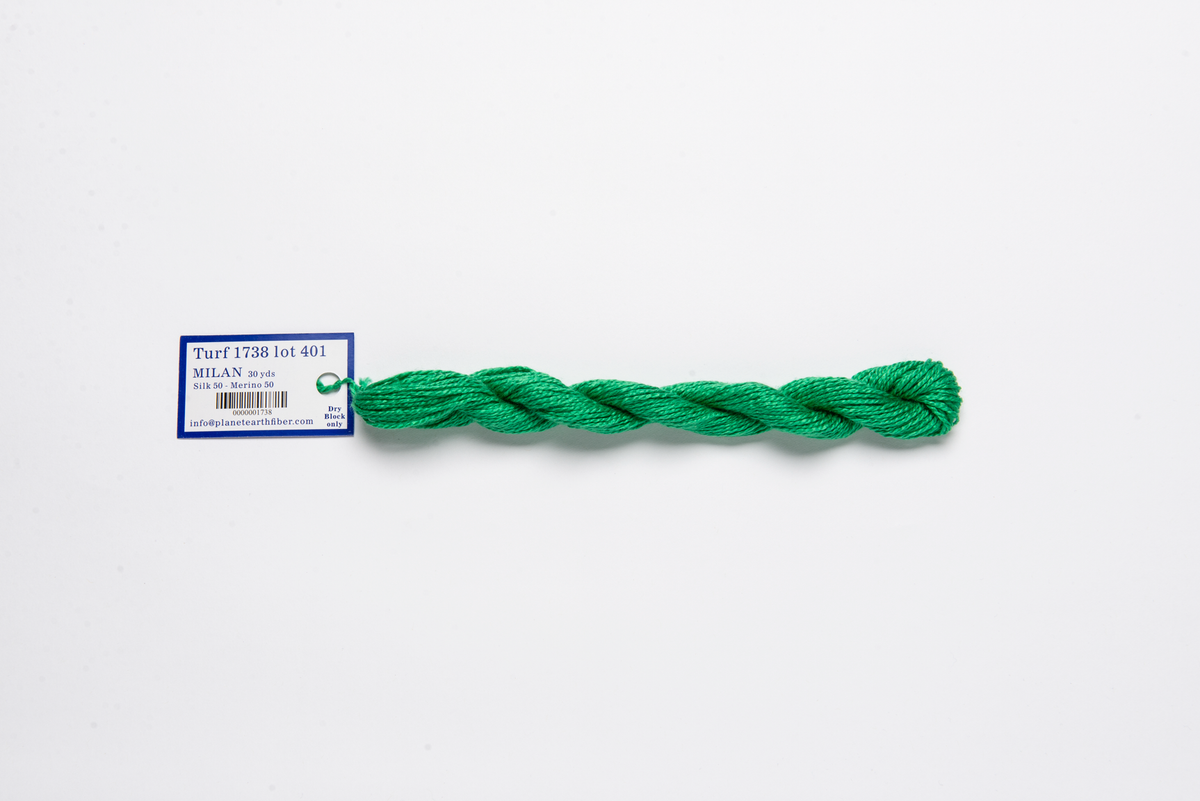 Milan - 1738 Turf — silk skein for needlepoint, 13 mesh