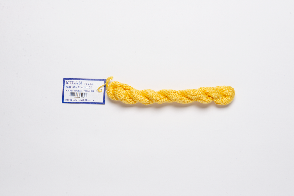 Milan - 1760 Whipped Butter — silk skein for needlepoint, 13 mesh