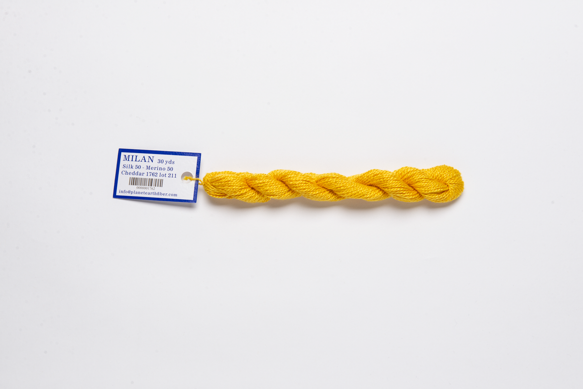 Milan - 1762 Cheddar — silk skein for needlepoint, 13 mesh