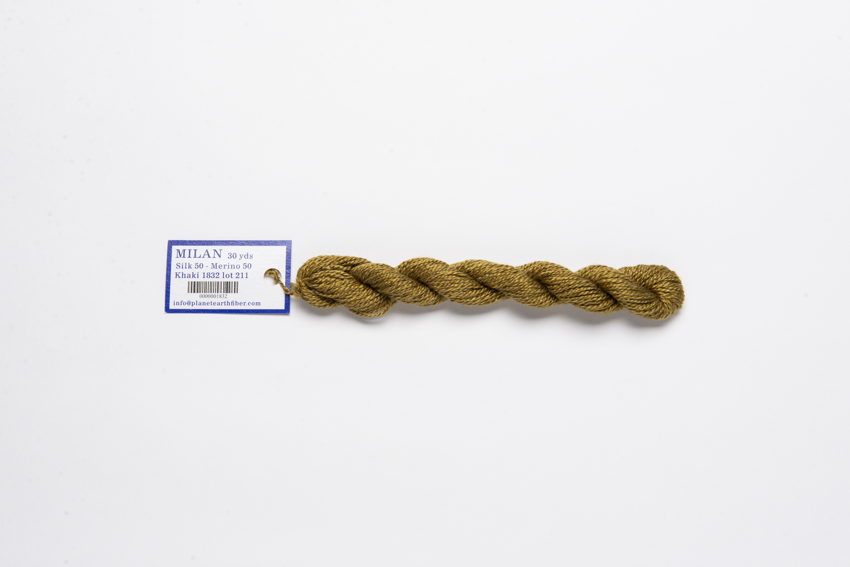 Milan - 1832 Khaki — silk skein for needlepoint, 13 mesh