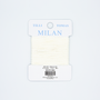 Milan Cards - 2502 White — silk card for needlepoint, 13 mesh