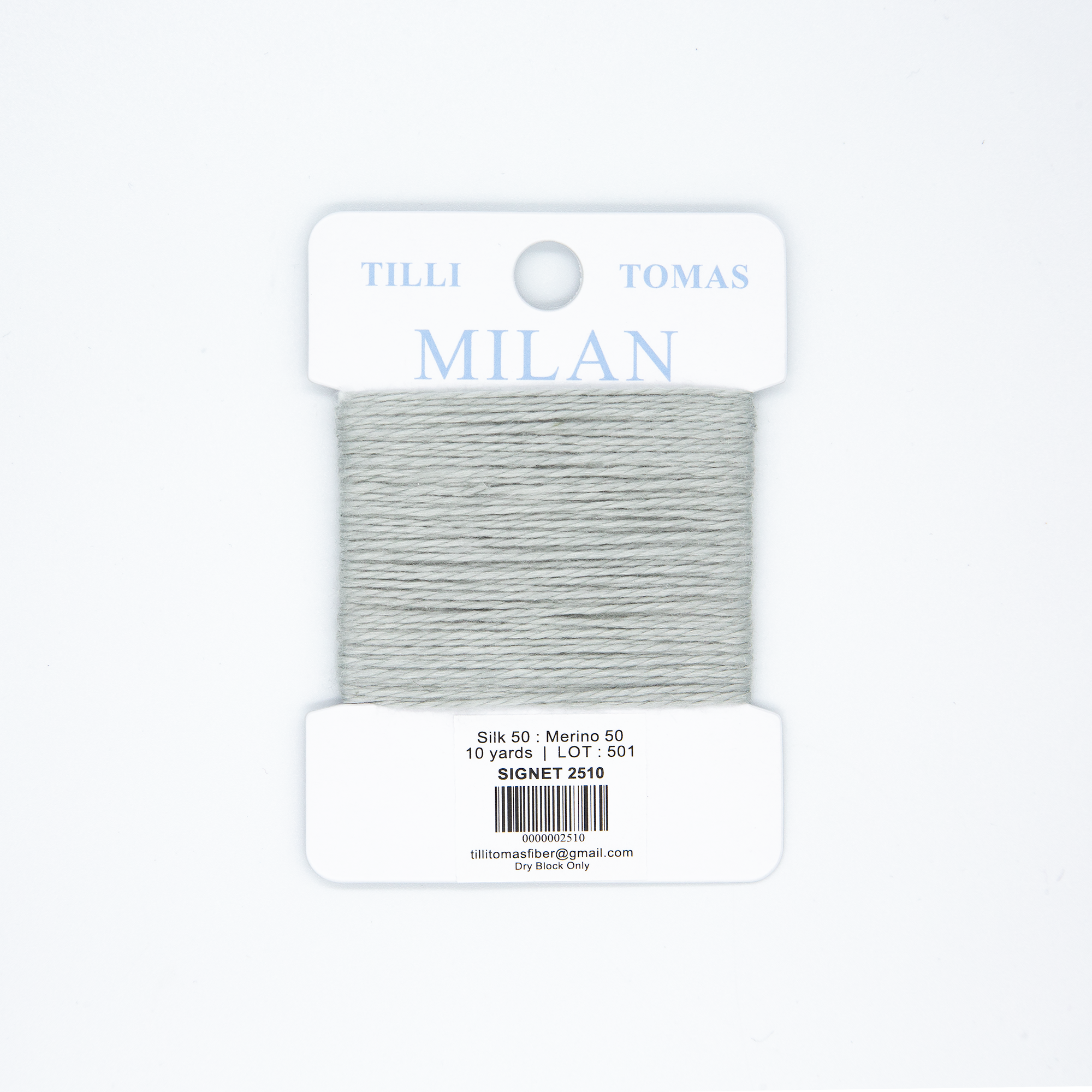 Milan Cards - 2510 Signet — silk card for needlepoint, 13 mesh