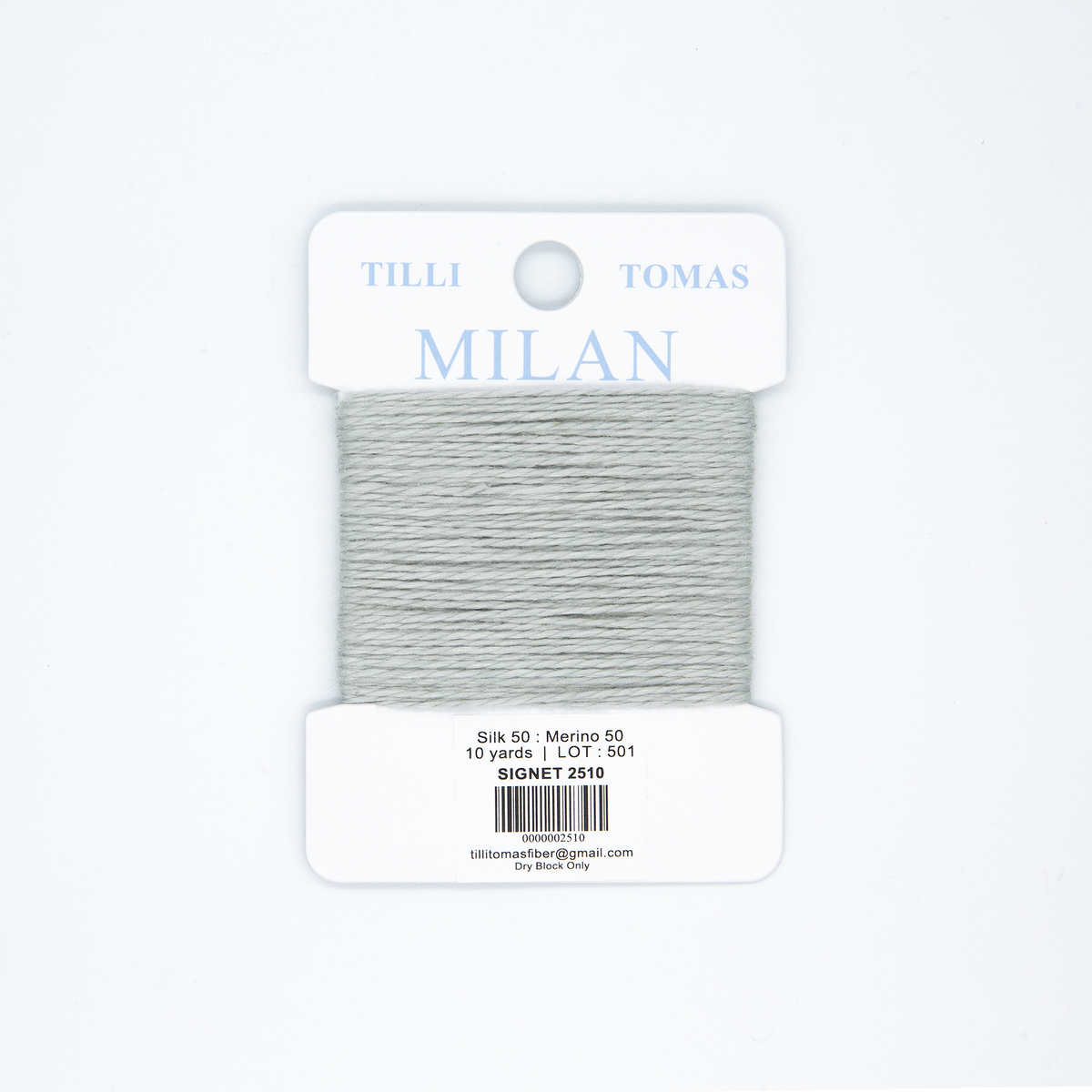 Milan Cards - 2510 Signet — silk card for needlepoint, 13 mesh