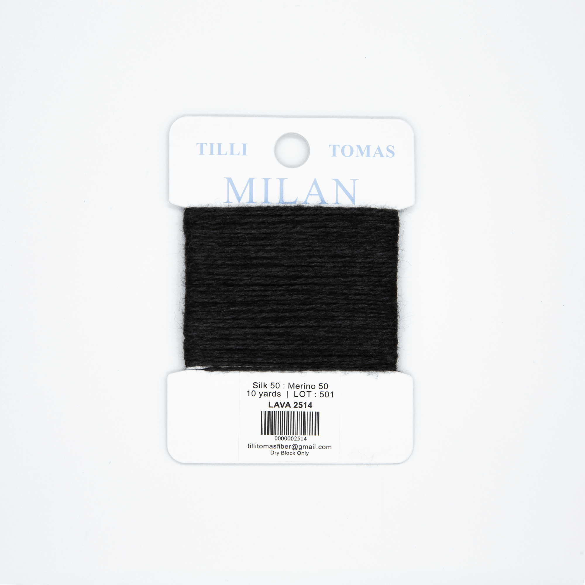 Milan Cards - 2514 Lava — silk card for needlepoint, 13 mesh