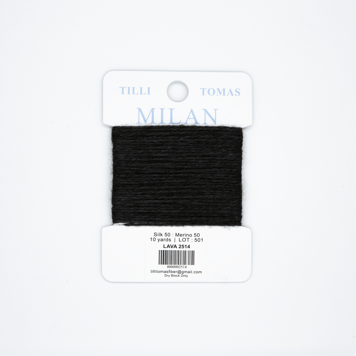 Milan Cards - 2514 Lava — silk card for needlepoint, 13 mesh