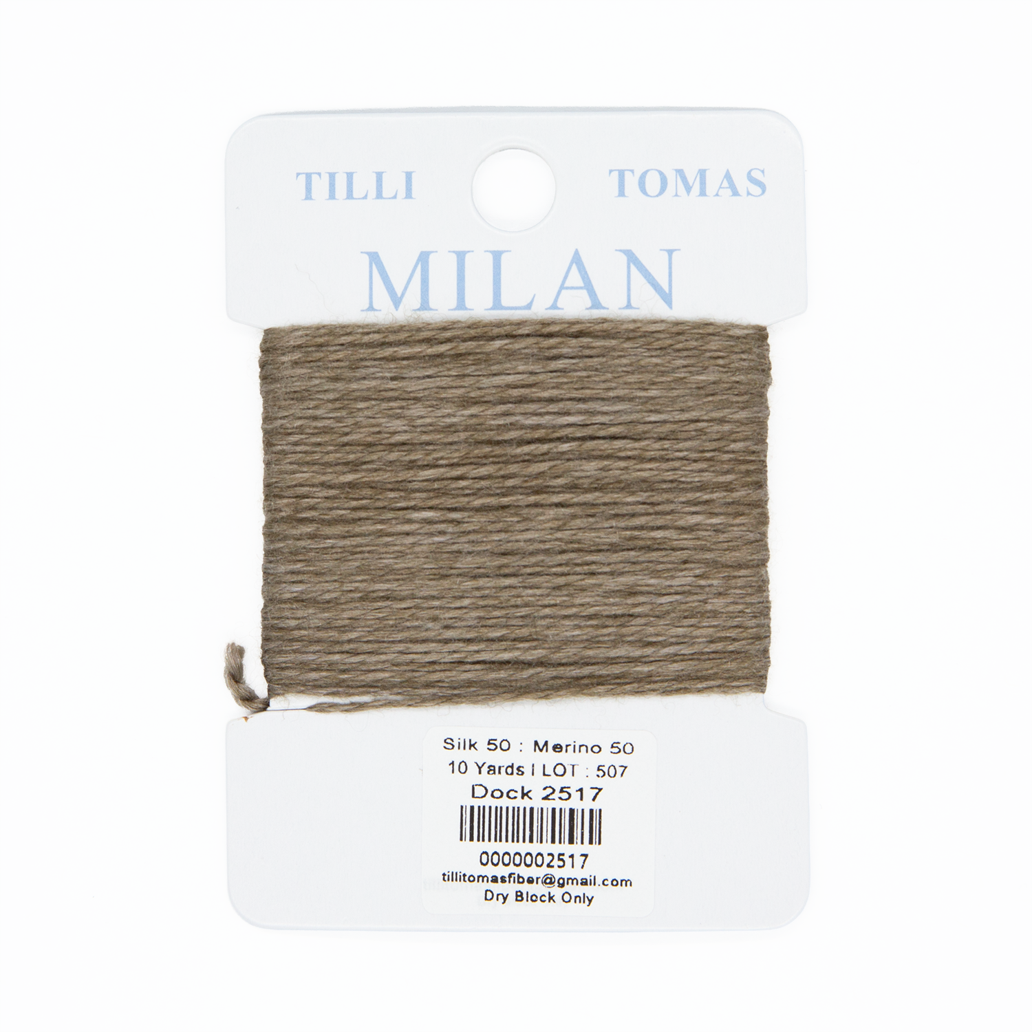 Milan Cards - 2517 Dock — silk card for needlepoint, 13 mesh