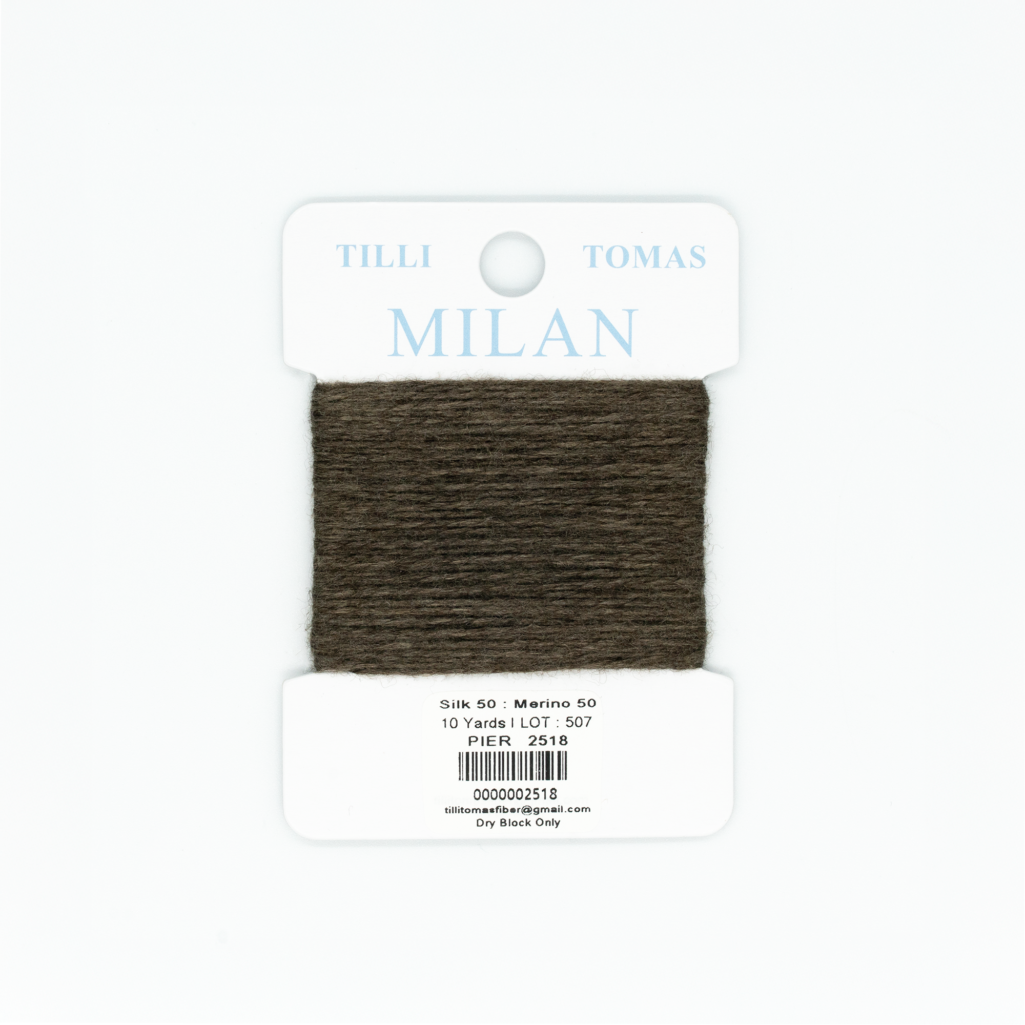 Milan Cards - 2518 Pier — silk card for needlepoint, 13 mesh