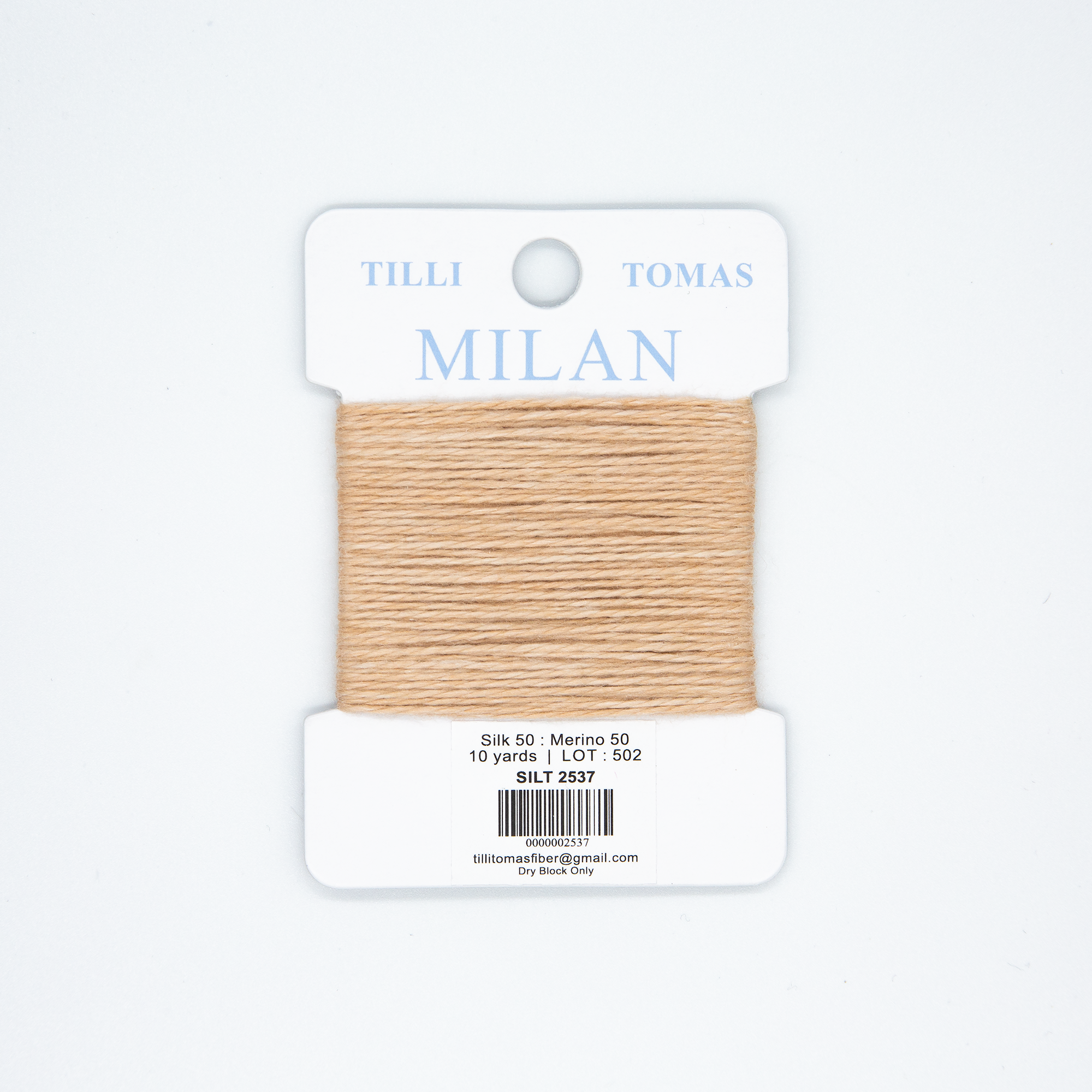 Milan Cards - 2537 Silt — silk card for needlepoint, 13 mesh